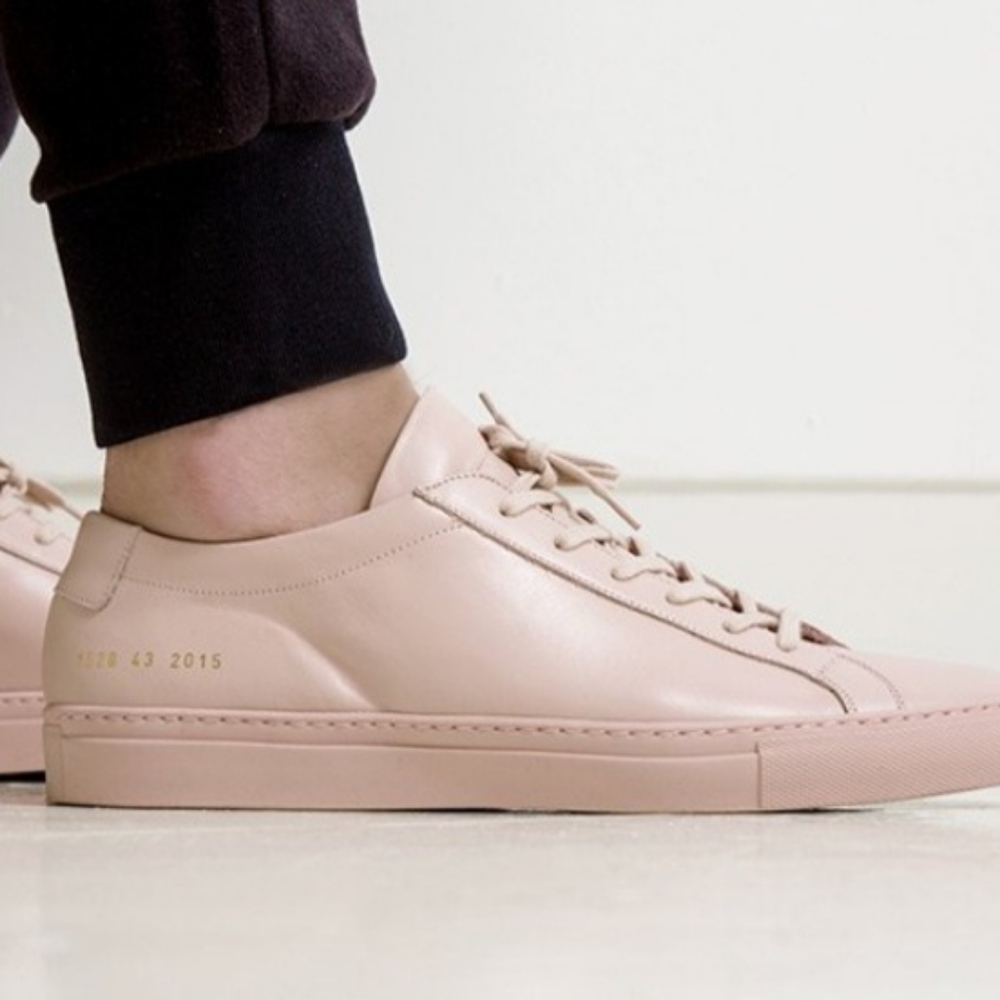 Common Projects sneakers women's 9 pink petal leather Achilles 3701 Made Italy